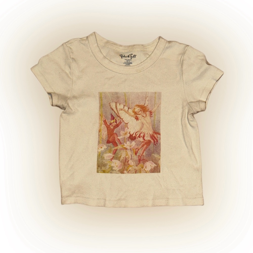 Brandy Melville Dancing Fairy Baby Tee